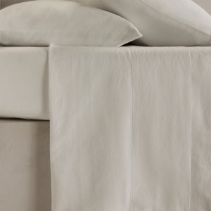 Washed Linen-Cotton Flat Sheet
