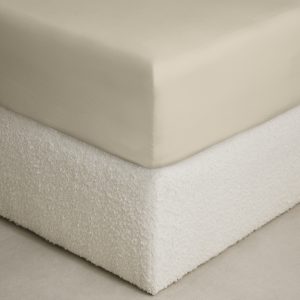 Washed Linen-Cotton Fitted Sheet