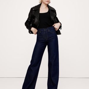 Enola Leather Moto Jacket