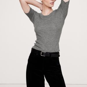 Featherweight Cashmere Scoop-Neck Sweater