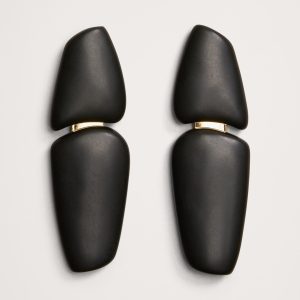 Shapes Double Tab Earrings by Aureus + Argent