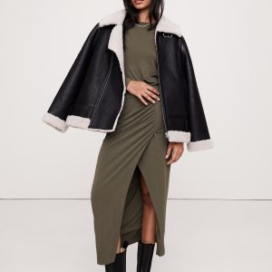 Luxe Wool-Blend Maxi Skirt