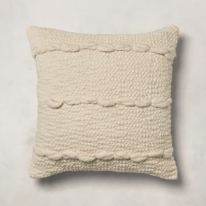 Hand-Carded Merino Pillow
