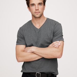 Luxury-Touch V-Neck T-Shirt