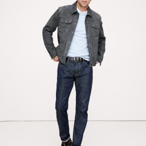 Suede Trucker Jacket