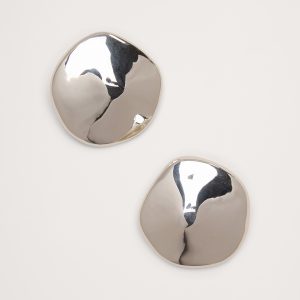 Sculpted Medallion Earrings