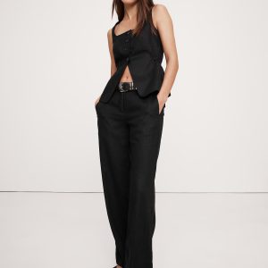 The Everyday Wide-Leg Linen Pant