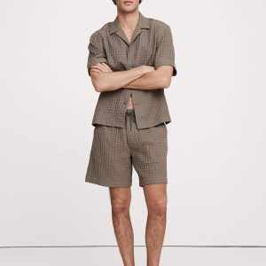 7" Waffle Cotton Pull-On Short