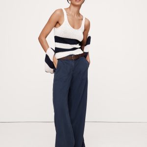 Super-Soft Soma Mid-Rise Wide-Leg Pant