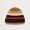 Striped Italian Wool-Blend Beanie
