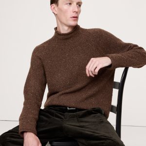 Donegal Roll-Neck Sweater
