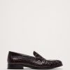 Leather Moc-Toe Loafer