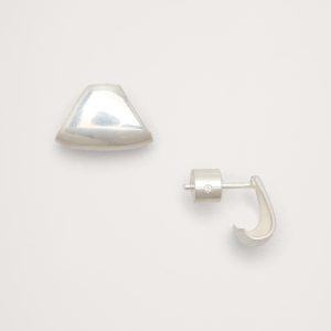Triangular Half-Hoop Earrings