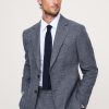 Italian Cotton-Wool Tweed Suit Jacket