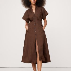 Cotton Poplin Shirt Dress