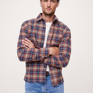 Relaxed-Fit Flannel Overshirt