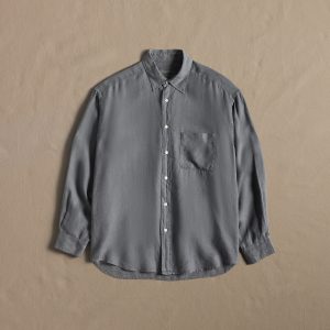 Archive Gray Irish Linen Shirt size L
