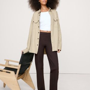 Straight Everywhere Ponte Ankle Pant