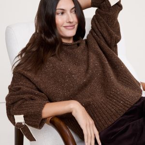 Italian Wool-Blend Utility Sweater